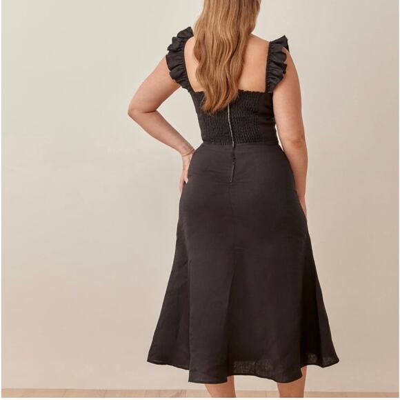 Reformation Spaulding Linen Dress - Picture 4 of 9